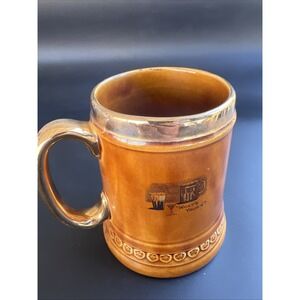 Lord Nelson Pottery England Vintage Beer Stein Mug "Silent Night What's Yours"